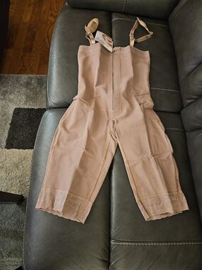 High-Waist Capri Shapewear Bodysuit in Blush